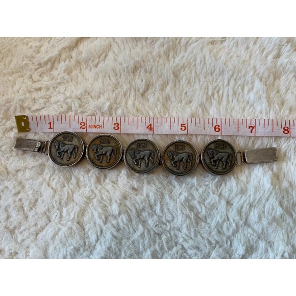 Vintage Chinese Zodiac Silver 925 Bracelet